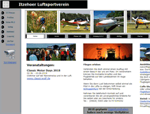 Tablet Screenshot of fliegen-itzehoe.de